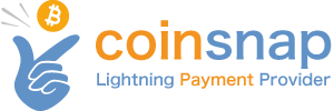 Coinsnap - Bitcoin and Lightning payment gateway